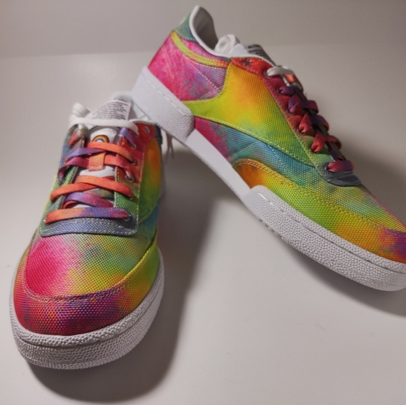 Reebok Club C Sneakers Pride Edition Size 10 - Picture 6 of 7